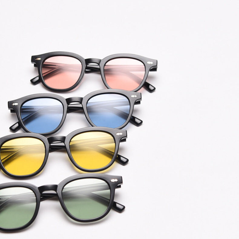 Fashionable sunglasses with round lenses and stylish frame Kalsten