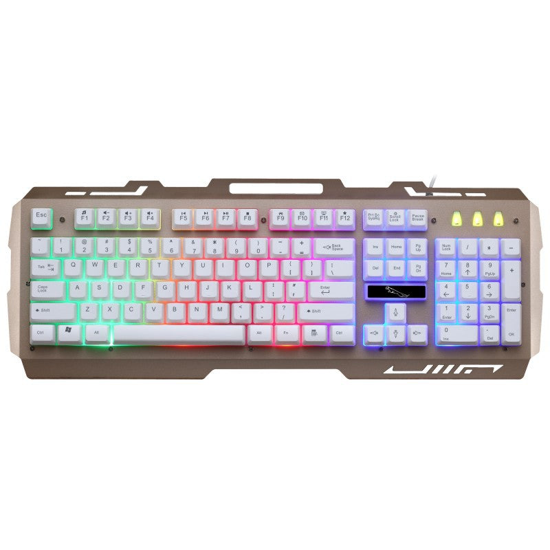 RGB Backlit Mechanical Gaming Keyboard with Smartphone Holder Kalsten
