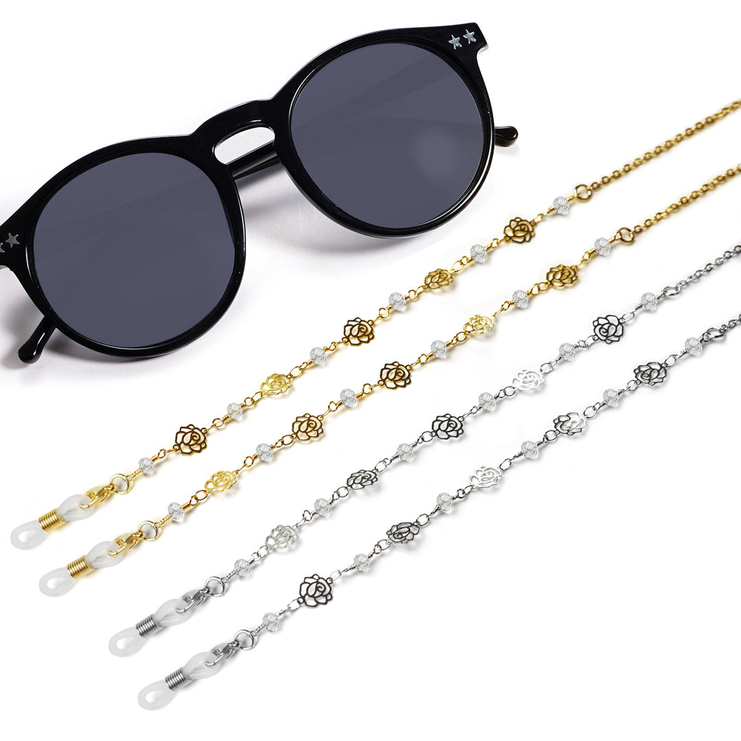 Decorative Floral Eyewear Chain Kalsten