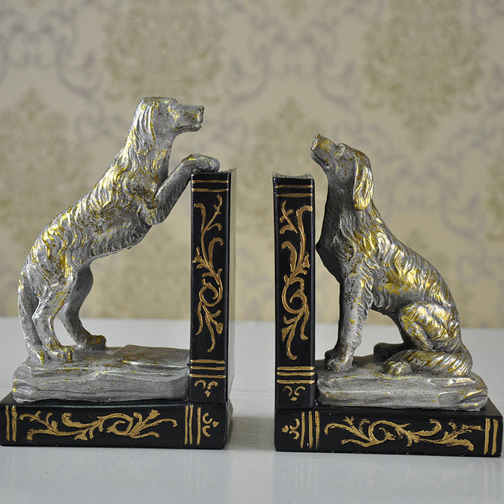Decorative Dog Bookends