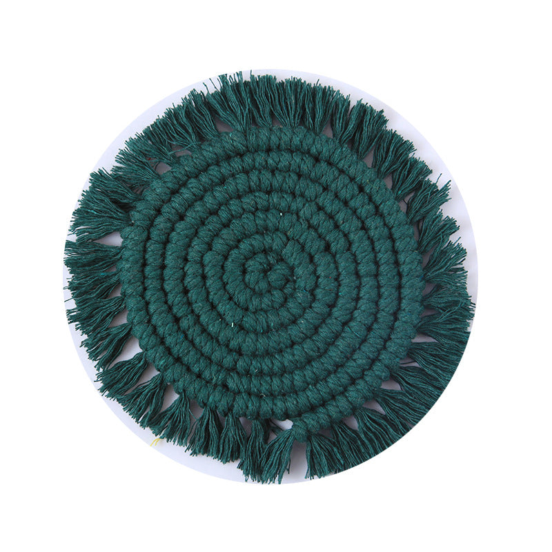 Decorative Round Macrame Trivet Kalsten