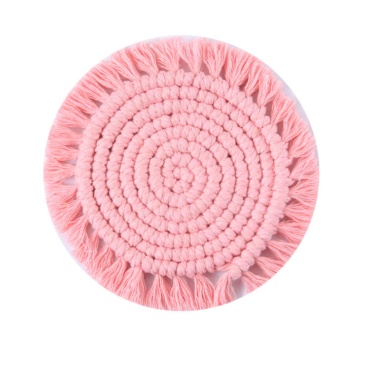 Decorative Round Macrame Trivet Kalsten