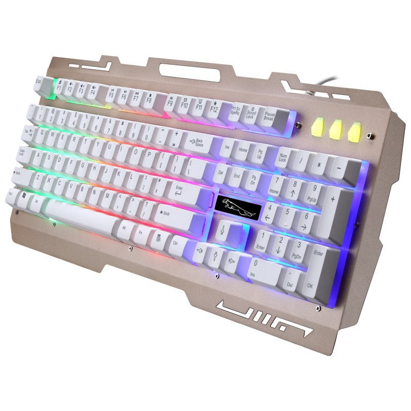 RGB Backlit Mechanical Gaming Keyboard with Smartphone Holder Kalsten