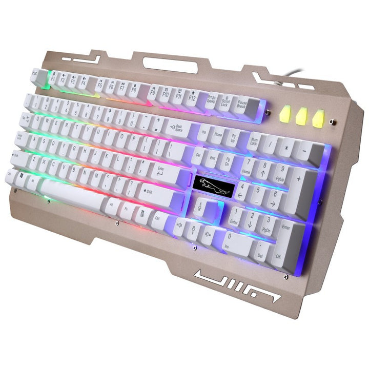 RGB Backlit Mechanical Gaming Keyboard with Smartphone Holder Kalsten