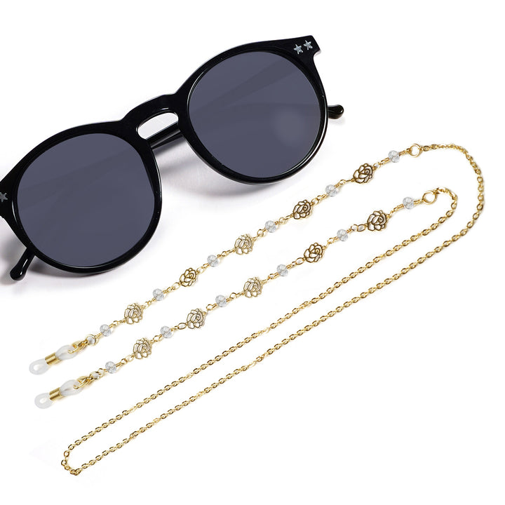 Decorative Floral Eyewear Chain Kalsten