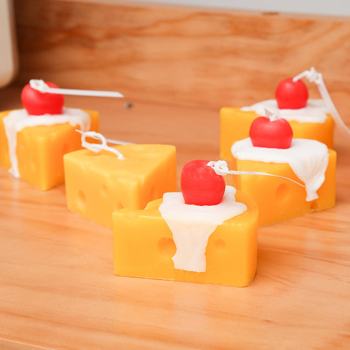 Hand-Poured Fruit-Shaped & Textured Decorative Soy Wax Candle