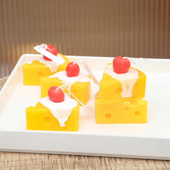 Hand-Poured Fruit-Shaped & Textured Decorative Soy Wax Candle
