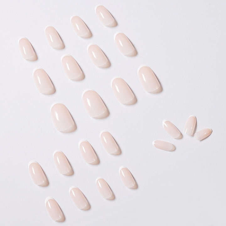 elegant Nail Art with precise French Tip Kalsten