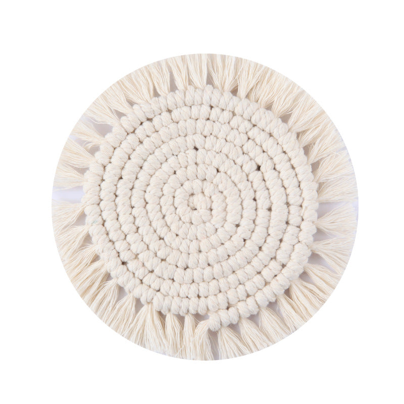 Decorative Round Macrame Trivet Kalsten