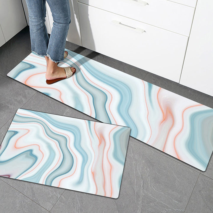 Artistic Marble Console Table Mat Set Kalsten