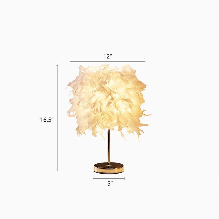 White cylindrical bedside lamp simplicity single bulb spring bedside lamp | Kalsten