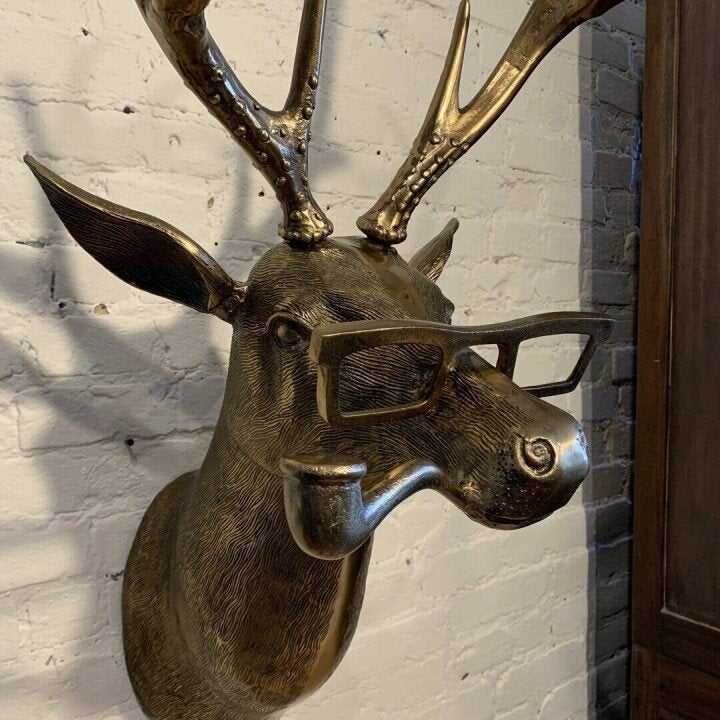 ArtBeest Animal Head Wall Decoration – Hand-Painted Playful Figures Made of Resin | Kalsten