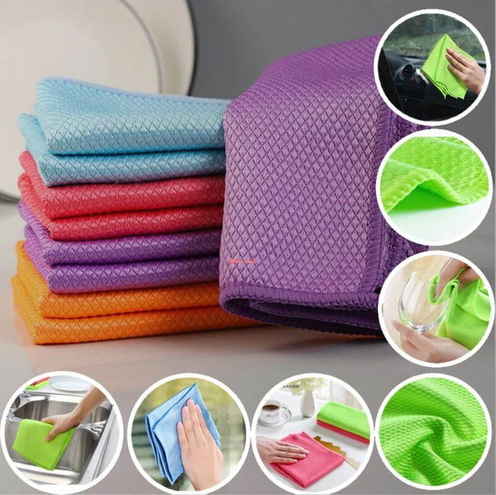 Soft Touch Wonder Cloth – Stripe-Free Cleaning of Glass, Mirrors & Stainless Steel | Kalsten
