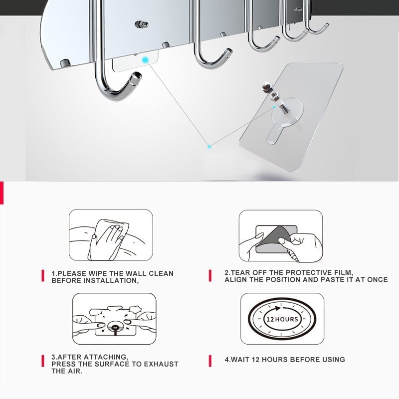 FlexiGrip Hooks — Lightning-fast organization that protects your walls and makes your home shine! | Kalsten