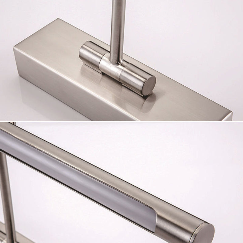Tube LED Picture Light Minimalist Metal Bathroom Vanity Sconce Light with Swing Arm | Kalsten