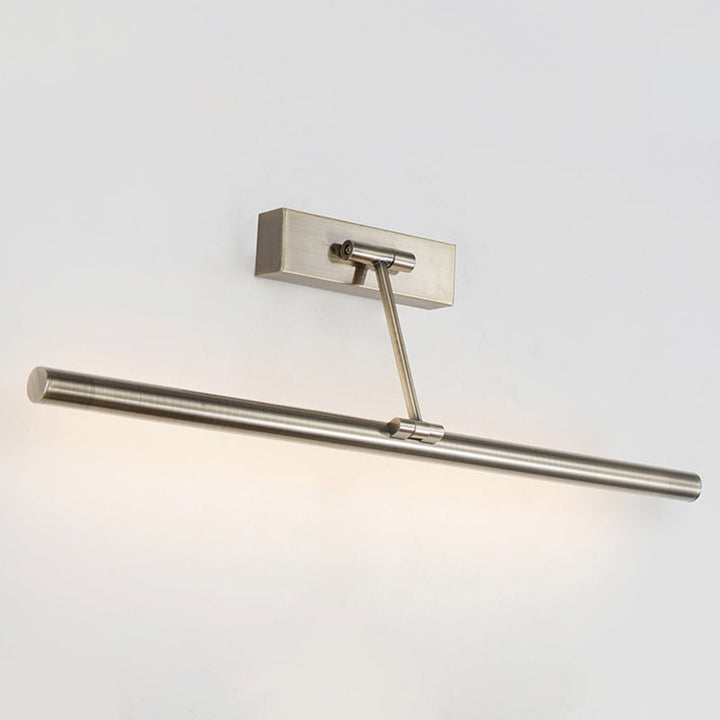 Tube LED Picture Light Minimalist Metal Bathroom Vanity Sconce Light with Swing Arm | Kalsten