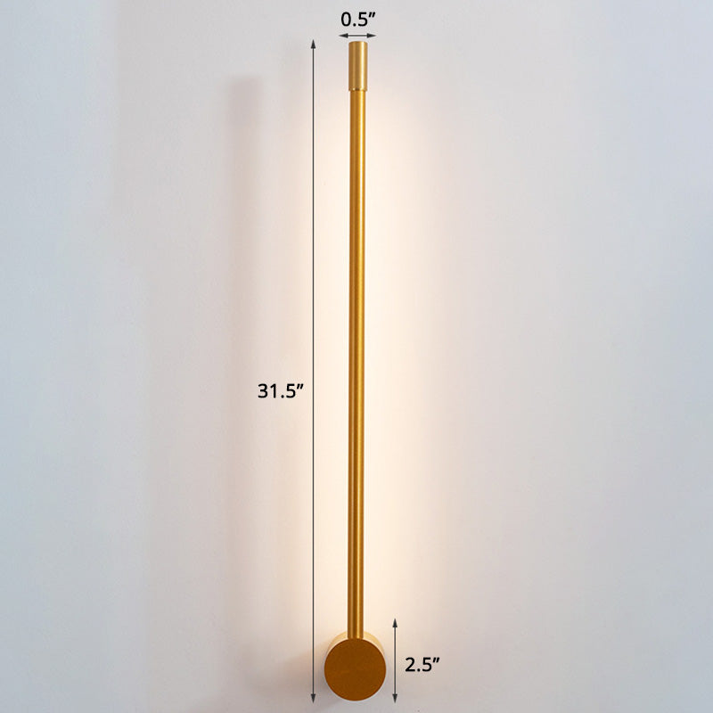 Slim Rod Stairs Sconce Lamp Aluminum Minimalist LED Wall Mounted Lighting Fixture | Kalsten