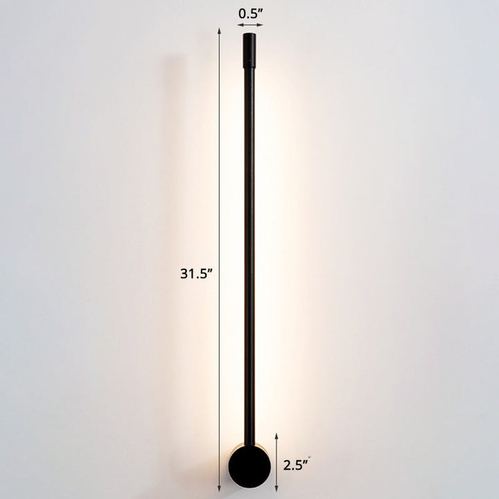Slim Rod Stairs Sconce Lamp Aluminum Minimalist LED Wall Mounted Lighting Fixture | Kalsten