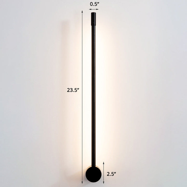 Slim Rod Stairs Sconce Lamp Aluminum Minimalist LED Wall Mounted Lighting Fixture | Kalsten