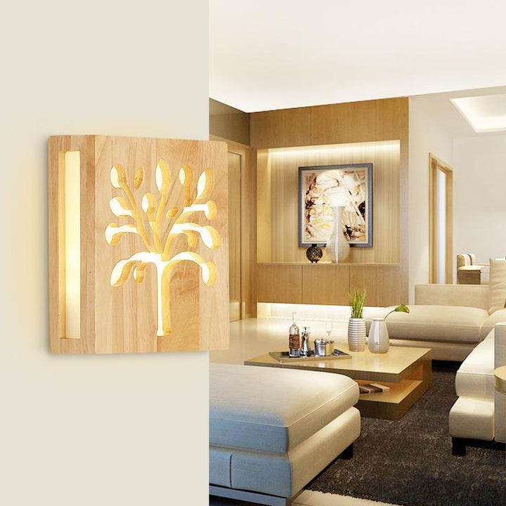 Wall lamp - WoodGlow - Elegant LED - Essence of life indoors outdoors | Kalsten