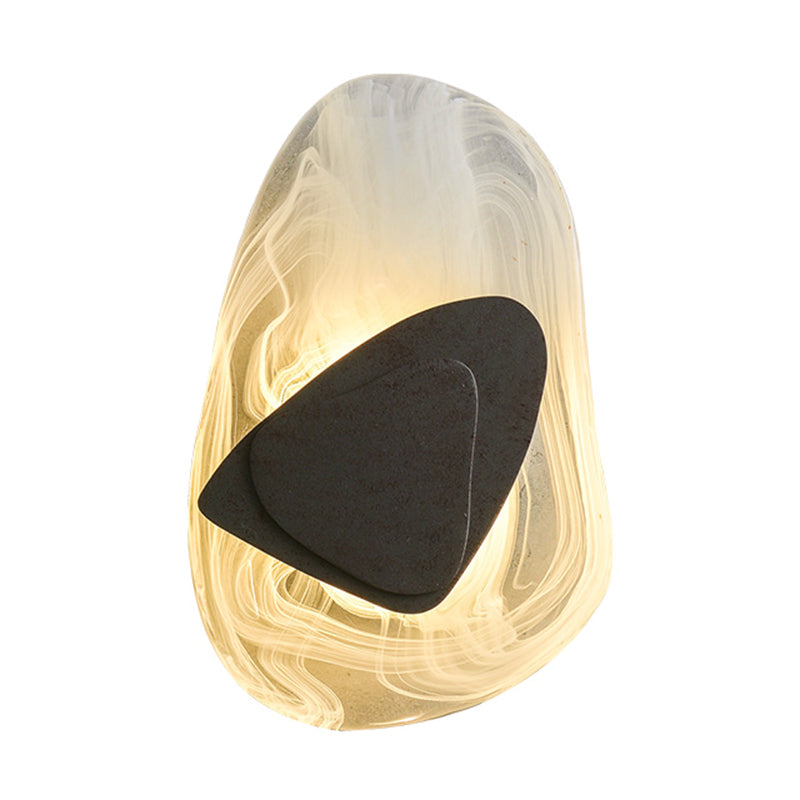 Modern Nordic Sconce Light Fixture 1 Light Glass Wall Mount Lighting Light Luxury Sconce for Bedroom | Kalsten
