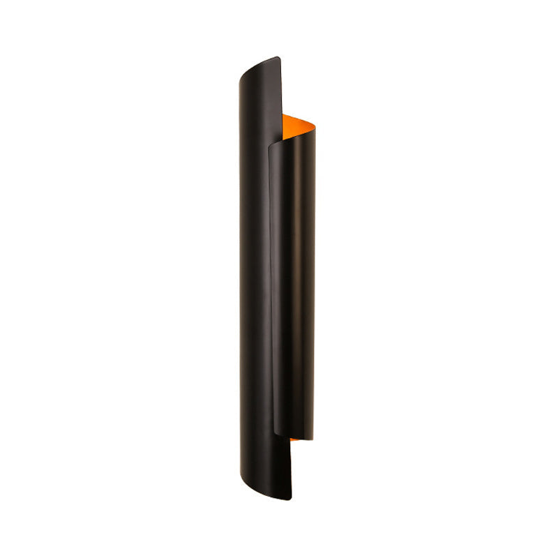 Black/White/Gold Scrolled Wall Lamp Modernist Iron 2-Light Sconce Light Fixture, 16"/21.5"/29.5" Wide | Kalsten