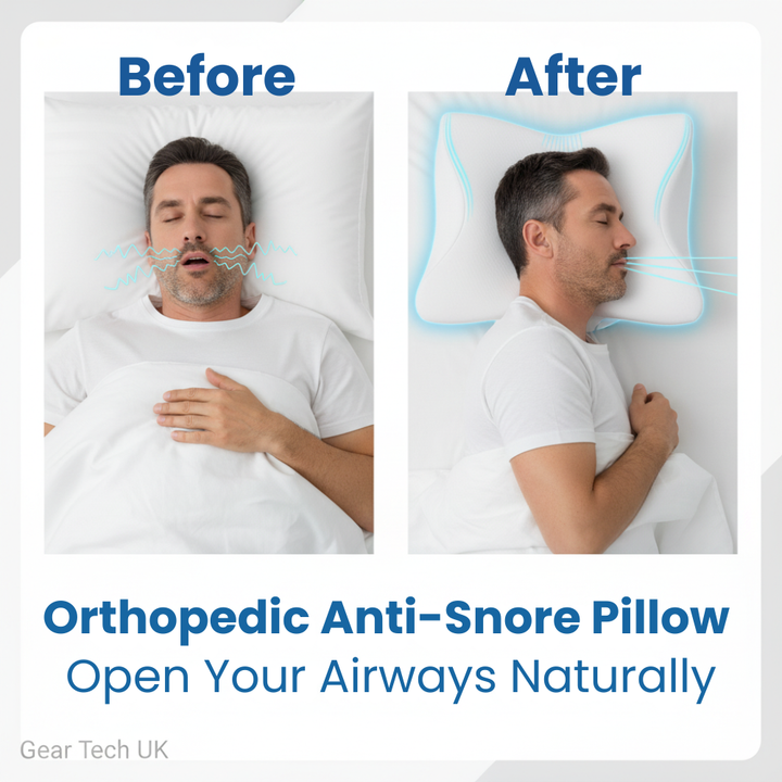 Anti-Snore Memory Foam Pillow
