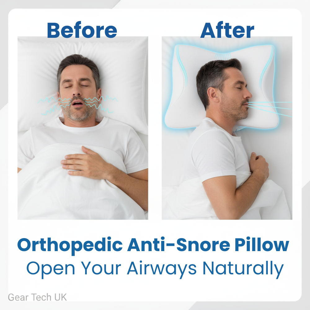 Anti-Snore Memory Foam Sleep Pillow
