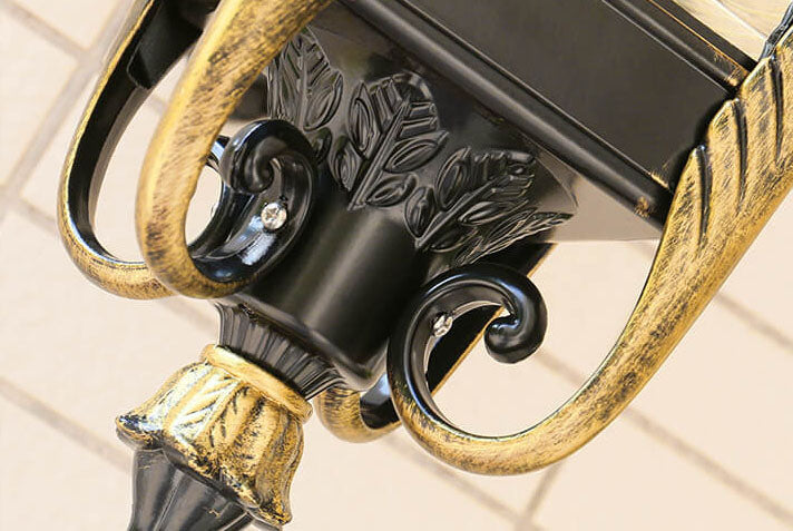 European-style Retro Aluminum Waterproof Outdoor 1-Light Wall Sconce Lamp | Kalsten