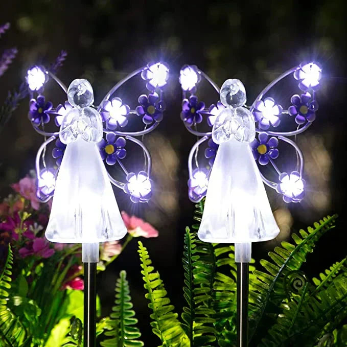 Kalsten | Luminous Haven Solar Angel LED Garden Light – Elegant Outdoor Illumination for Gardens and Memorials