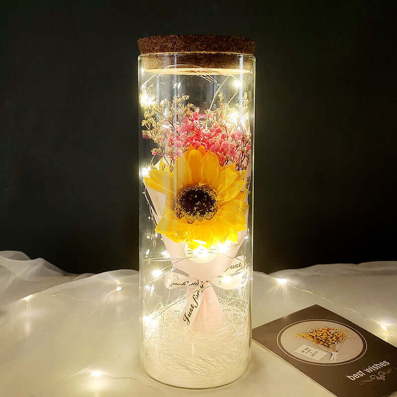 New Teacher's Day Gift Sunflower Bouquet Dried Flowers | Kalsten