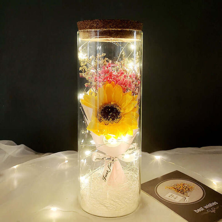 New Teacher's Day Gift Sunflower Bouquet Dried Flowers | Kalsten