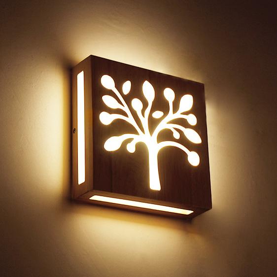 Wall lamp - WoodGlow - Elegant LED - Essence of life indoors outdoors | Kalsten