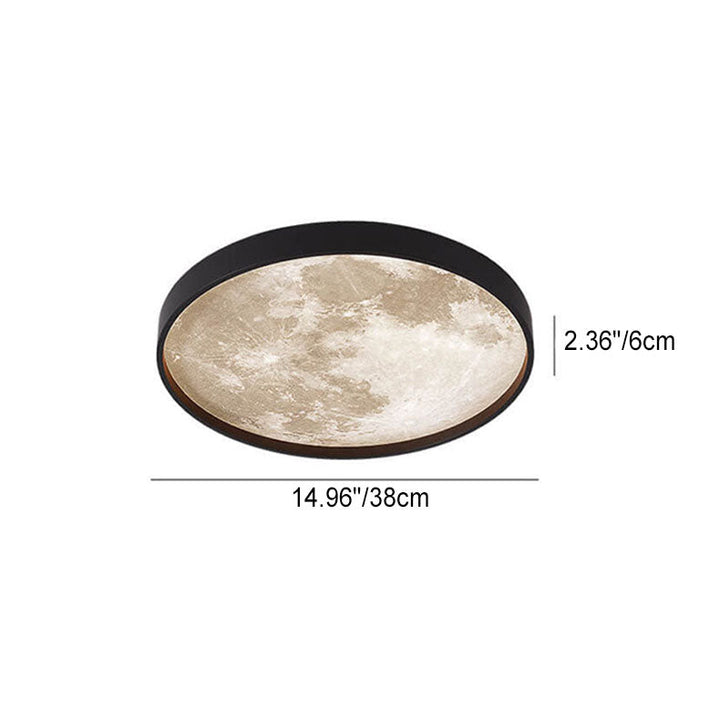 Flush Mount Ceiling Light Iron 18–48W 10–22 in Modern Hallway Bedroom Living Room Adjustable LED Fixture | Kalsten