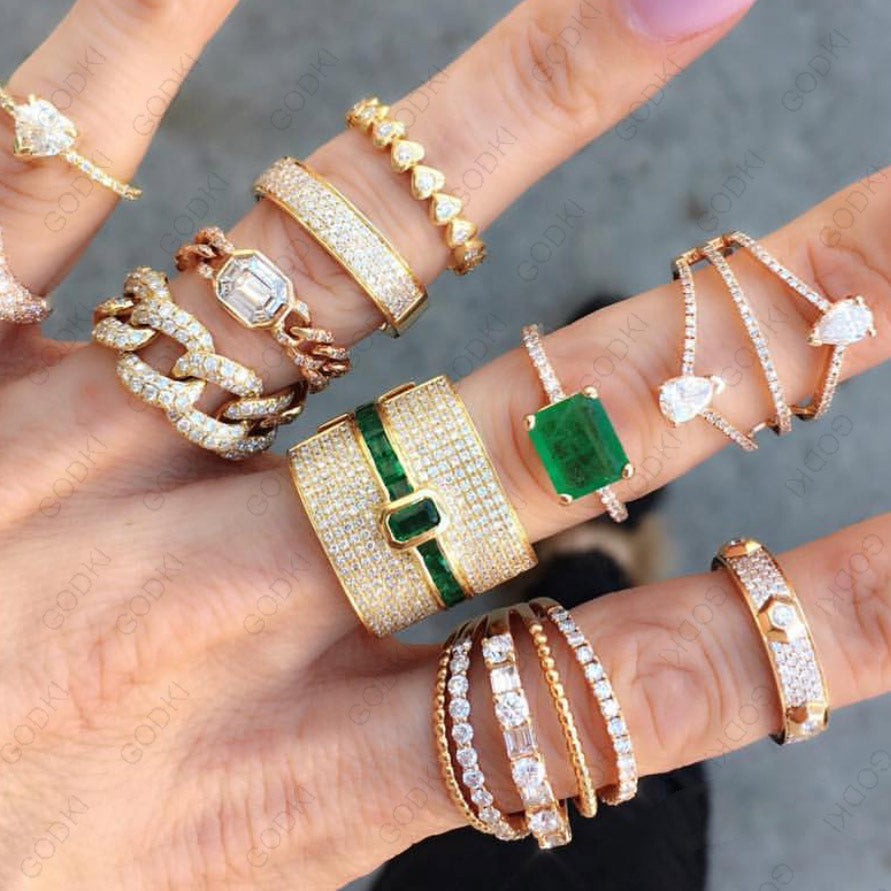 Kalsten | Monaco Design Luxury Statement Stackable Ring For Women
