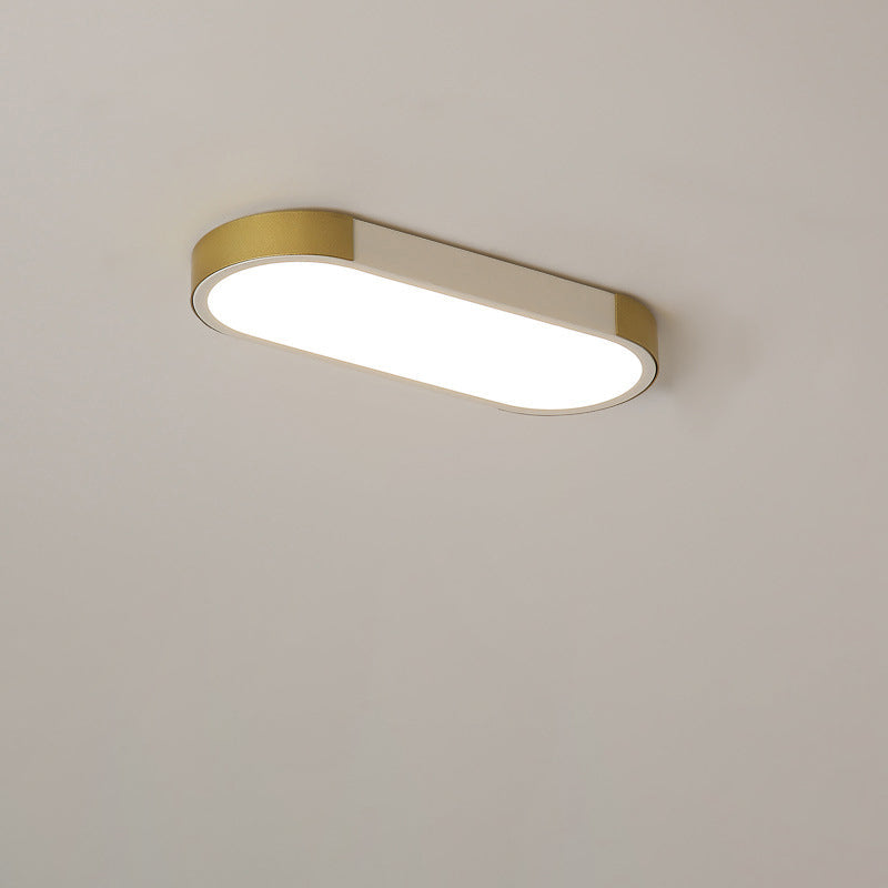 Flush Mount LED Ceiling Light Iron Acrylic 25.6 in Modern Living Room Bedroom Hallway Lighting 3 Color Temperature Adjustable | Kalsten