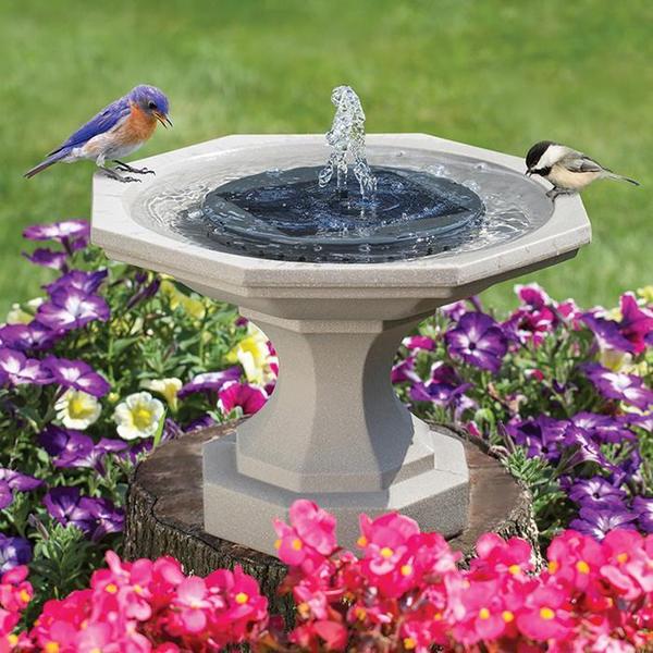 Kalsten | Solar Bionic Fountain for Gardens Birth Bath for Floor / Ground