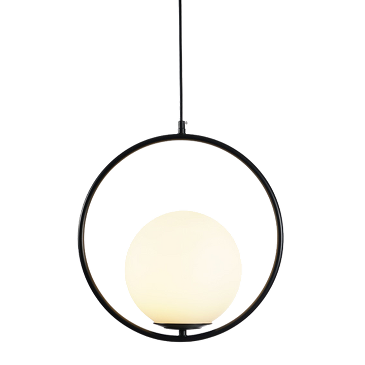 Pendant Light Brass Bent Glass 15W Adjustable Living Room Hallway Bedroom Modern Ceiling Lamp | Kalsten
