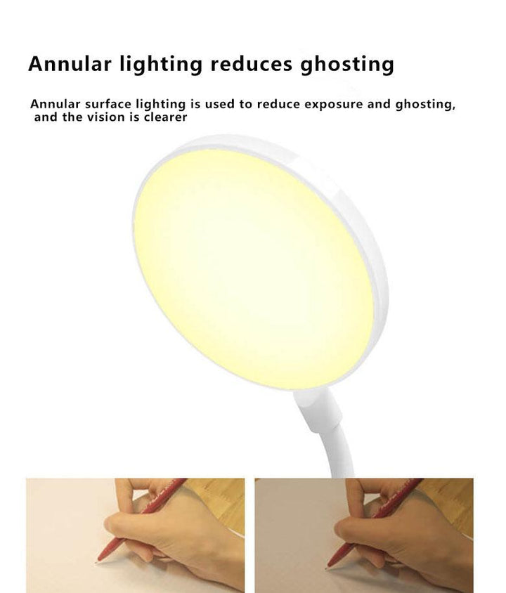 Kalsten | Simple LED Clip Desk Lamp rechargeable Eye Protection Night Light