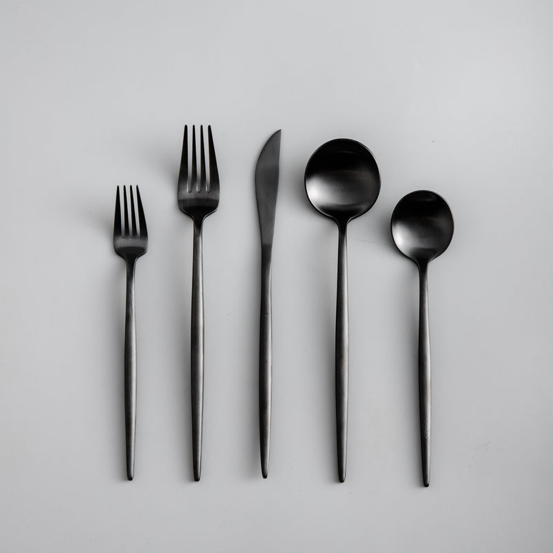 Modern Luxe Cutlery Set of Stainless Steel in Stylish Colors Kalsten