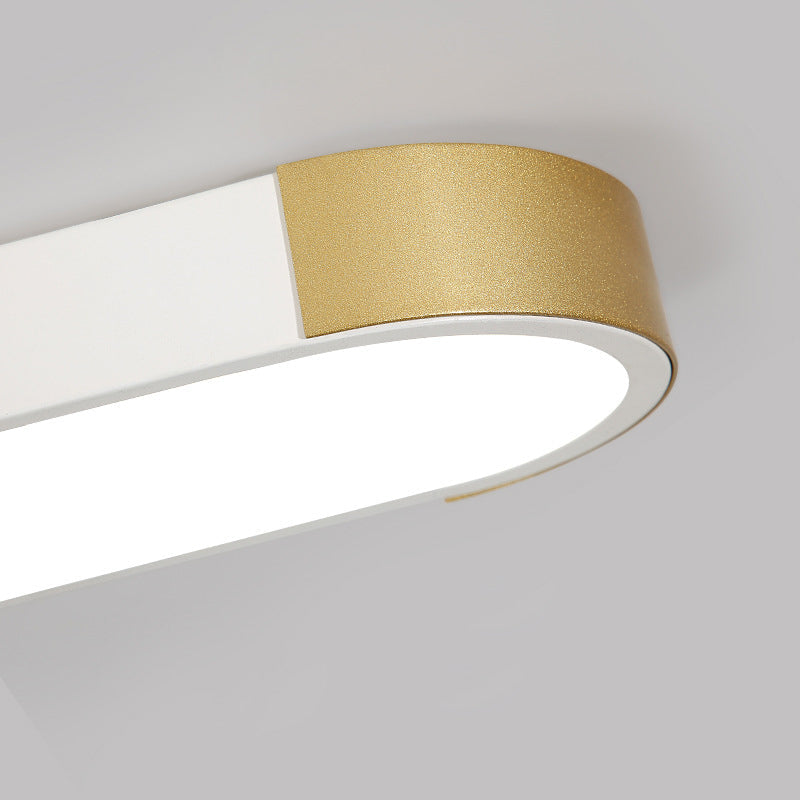 Flush Mount LED Ceiling Light Iron Acrylic 25.6 in Modern Living Room Bedroom Hallway Lighting 3 Color Temperature Adjustable | Kalsten
