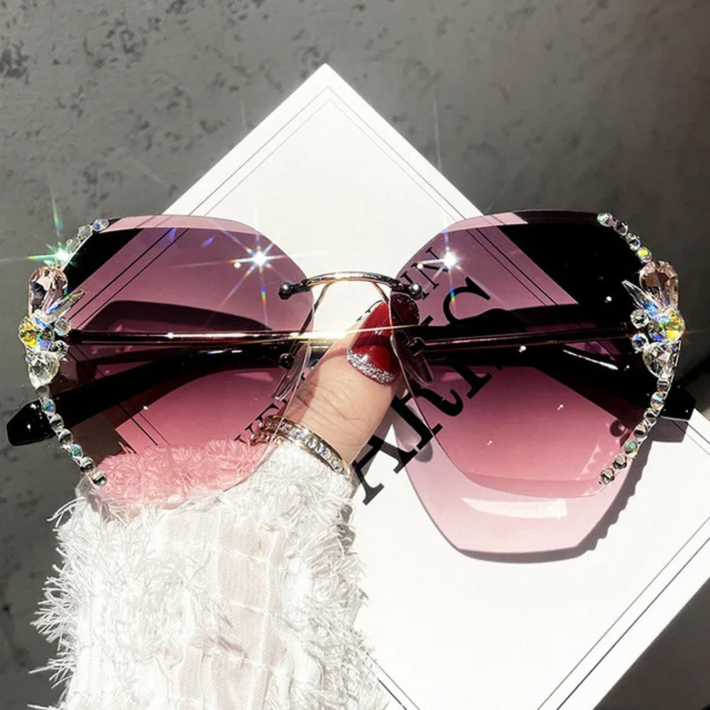 Aya Sunglasses | Vintage & Rimless | Kalsten
