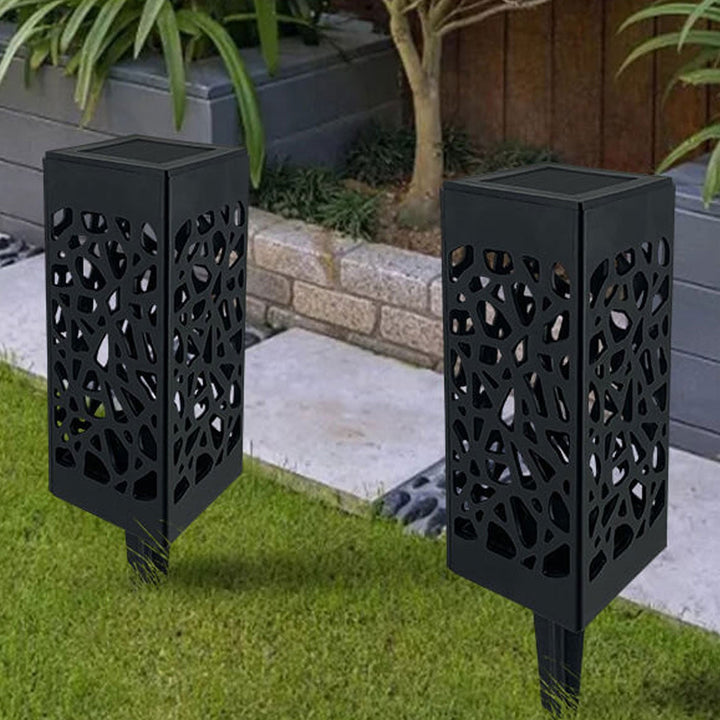 Creative Hollow Square Column LED Outdoor Lawn Ground Insert Landscape Light | Kalsten