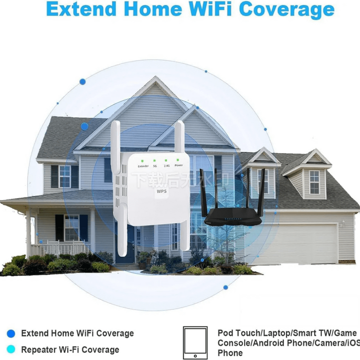 Kalsten | UltraXtend 5G WiFi Booster UK – Best Dual-Band WiFi Extender for Home & Garden Signal Coverage