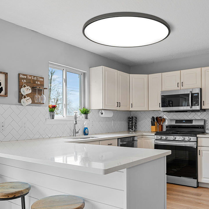Round Modern LED Flush Ceiling Light Kalsten