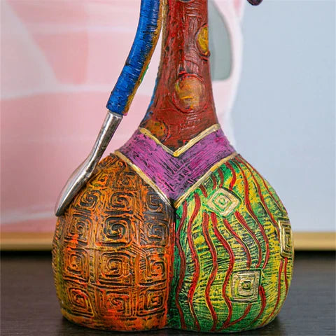 Kalsten | Modern Abstract Woman Sculptures – Handcrafted Colourful Resin Art for Home Decor