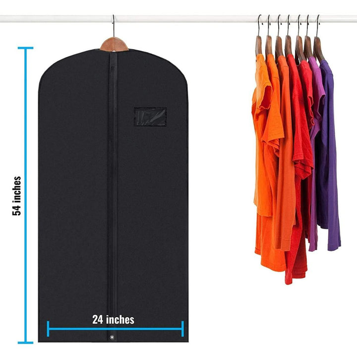 Premium Garment Bags – 5-Pack, Transparent Window, Water-Repellent