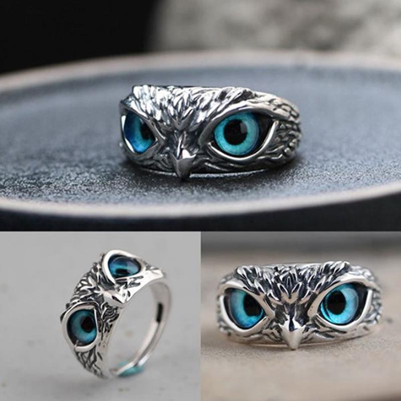 Owl Ring Demon Eye Adjustable | Kalsten
