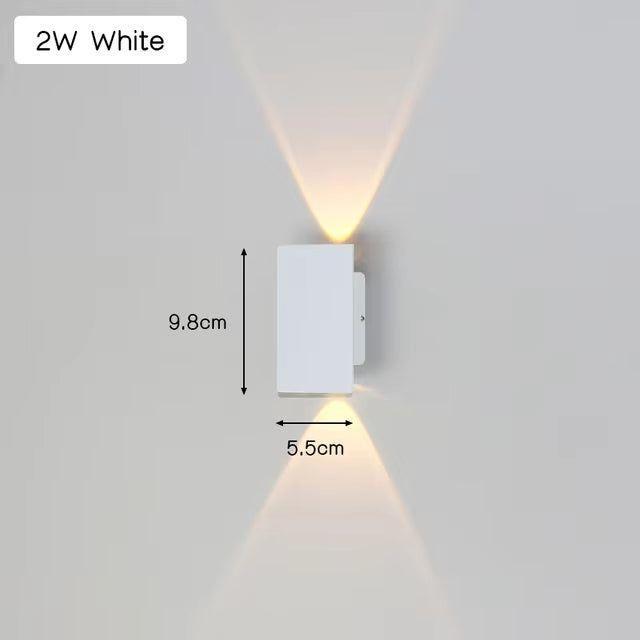 Light - Modern weatherproof LED wall lamp made of aluminum for outdoor use | Kalsten