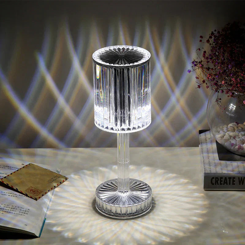 Dimmable Crystal Table Lamp With Modern Design | Kalsten